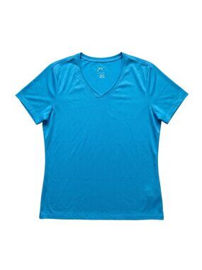 NWOT | Just My Size Active Blue V-Neck Performance Tee 2XL